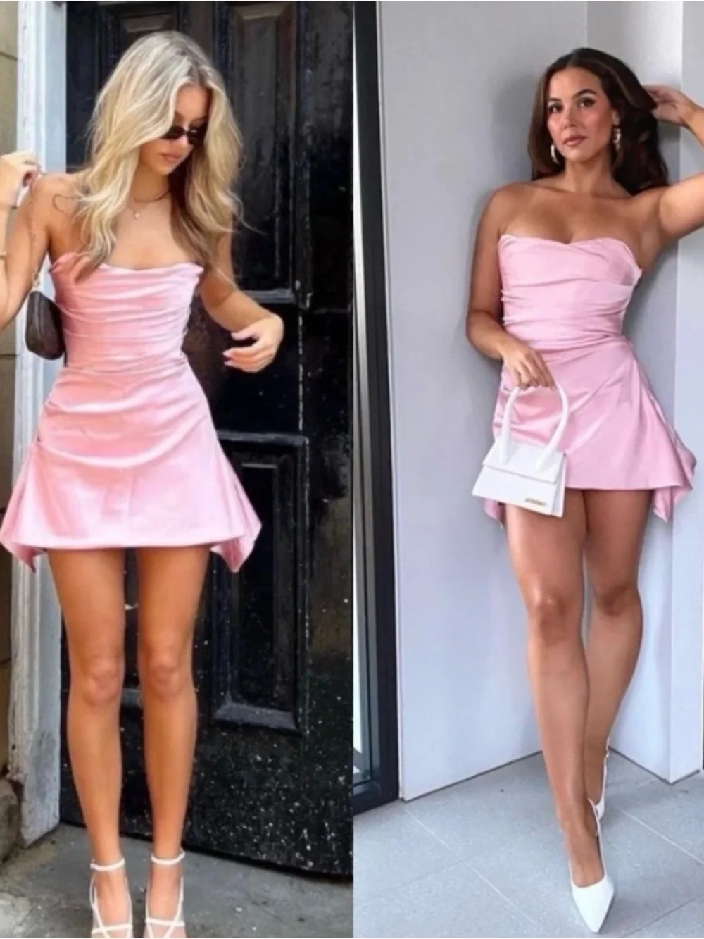 house of cb jasmine strapless corset dress in rose pink House of CB | Dresses | House Of Cb Jasmine Rose Pink Strapless Corset  Satin Mini Dress Nwt Size L